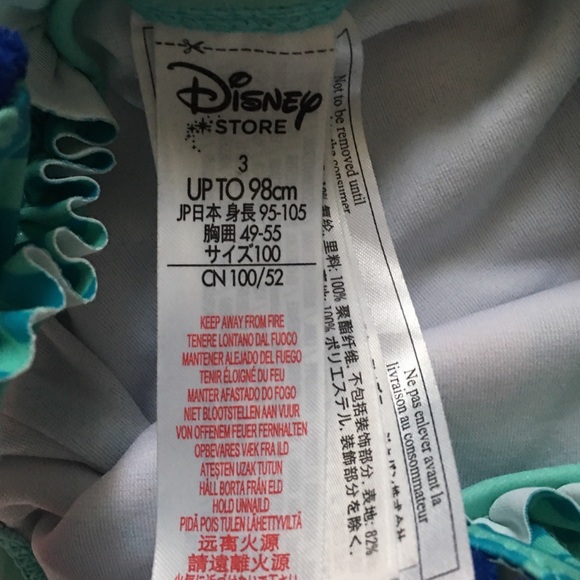 Disney Store Elena Of Avalor Aqua Teal Size 3 - Picture 3 of 6